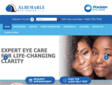Tablet Screenshot of precisioneyecarenc.com
